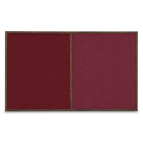 Sliding Door Indoor Enclosed Corkboard, 3